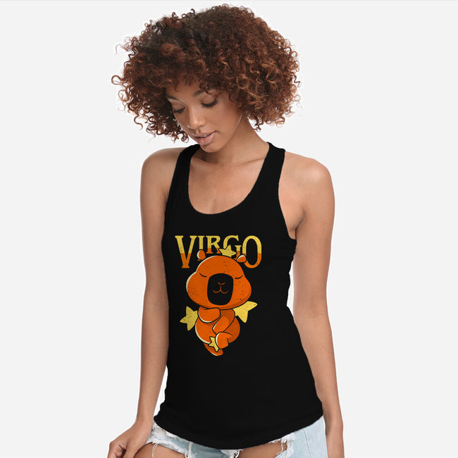 Capybara Virgo-Womens-Racerback-Tank-mmandy