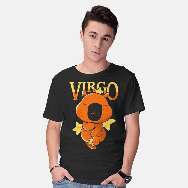 Capybara Virgo-Mens-Basic-Tee-mmandy