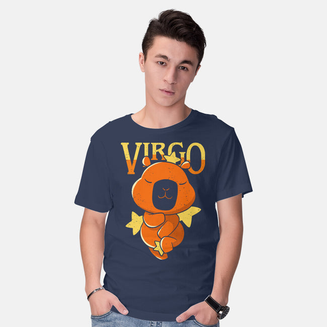 Capybara Virgo-Mens-Basic-Tee-mmandy