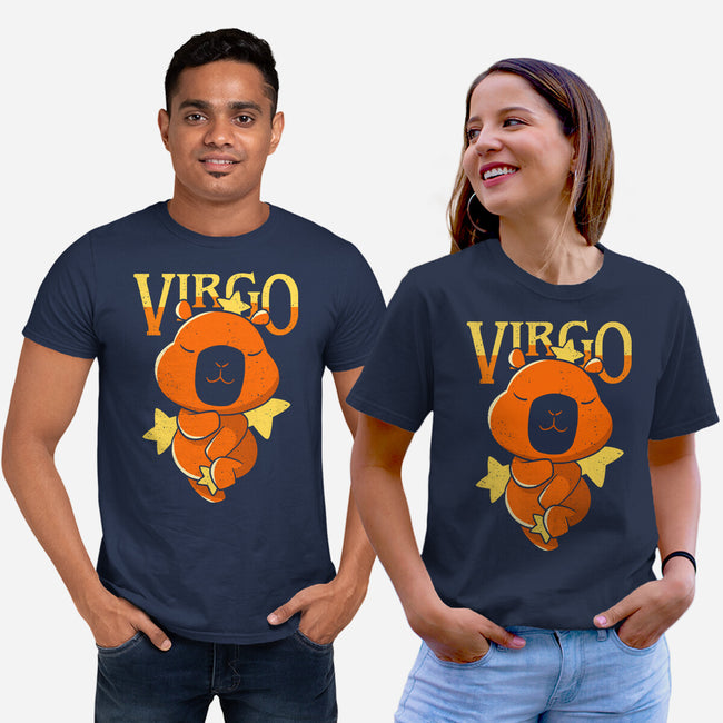 Capybara Virgo-Unisex-Basic-Tee-mmandy