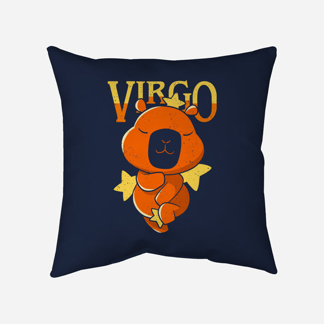 Capybara Virgo-None-Removable Cover w Insert-Throw Pillow-mmandy