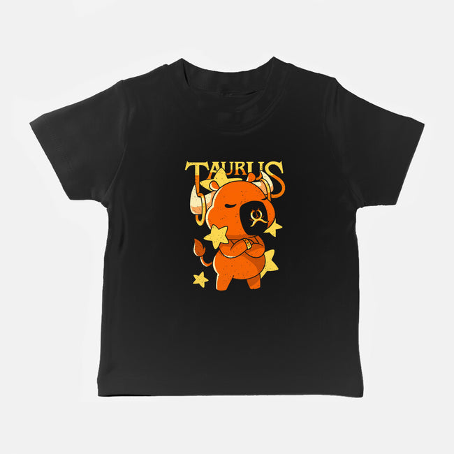 Capybara Taurus-Baby-Basic-Tee-mmandy