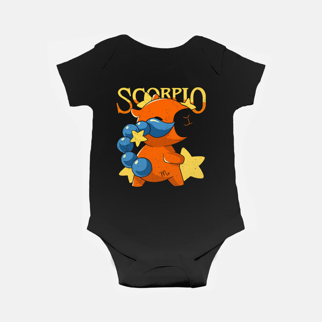 Capybara Scorpio-Baby-Basic-Onesie-mmandy