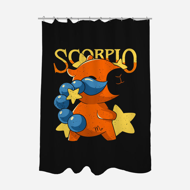 Capybara Scorpio-None-Polyester-Shower Curtain-mmandy