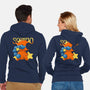 Capybara Scorpio-Unisex-Zip-Up-Sweatshirt-mmandy
