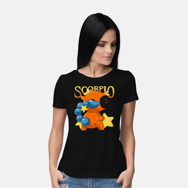 Capybara Scorpio-Womens-Basic-Tee-mmandy
