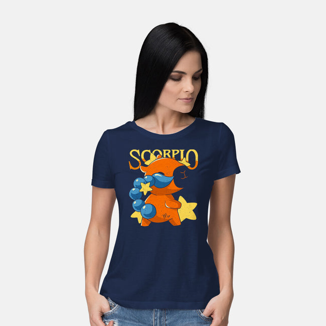 Capybara Scorpio-Womens-Basic-Tee-mmandy