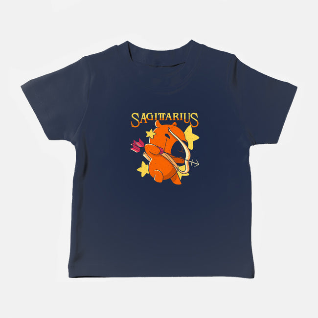 Capybara Sagittarius-Baby-Basic-Tee-mmandy