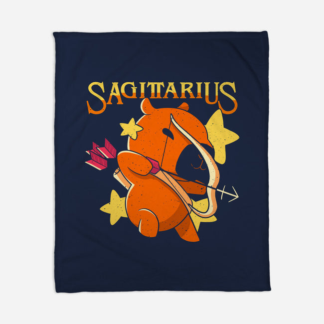 Capybara Sagittarius-None-Fleece-Blanket-mmandy