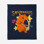 Capybara Sagittarius-None-Fleece-Blanket-mmandy