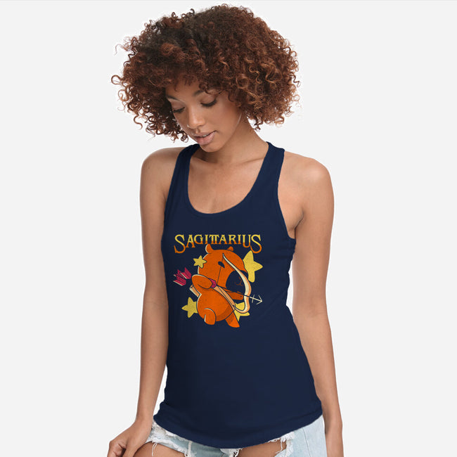 Capybara Sagittarius-Womens-Racerback-Tank-mmandy