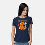 Capybara Sagittarius-Womens-Basic-Tee-mmandy