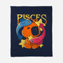 Capybara Pisces-None-Fleece-Blanket-mmandy