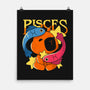 Capybara Pisces-None-Matte-Poster-mmandy