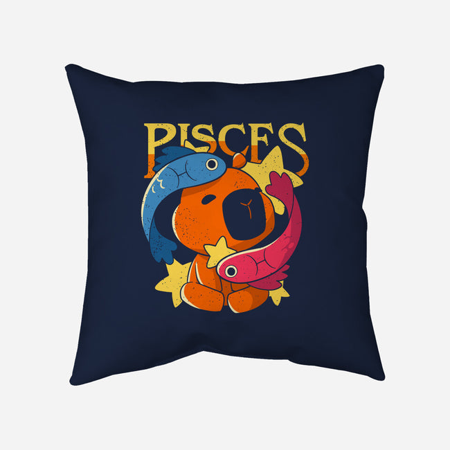 Capybara Pisces-None-Removable Cover w Insert-Throw Pillow-mmandy