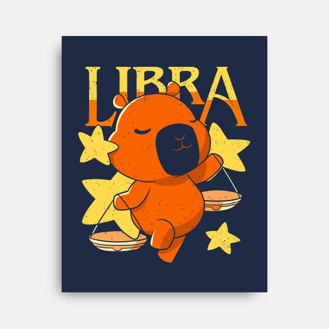 Capybara Libra-None-Stretched-Canvas-mmandy