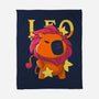 Capybara Leo-None-Fleece-Blanket-mmandy
