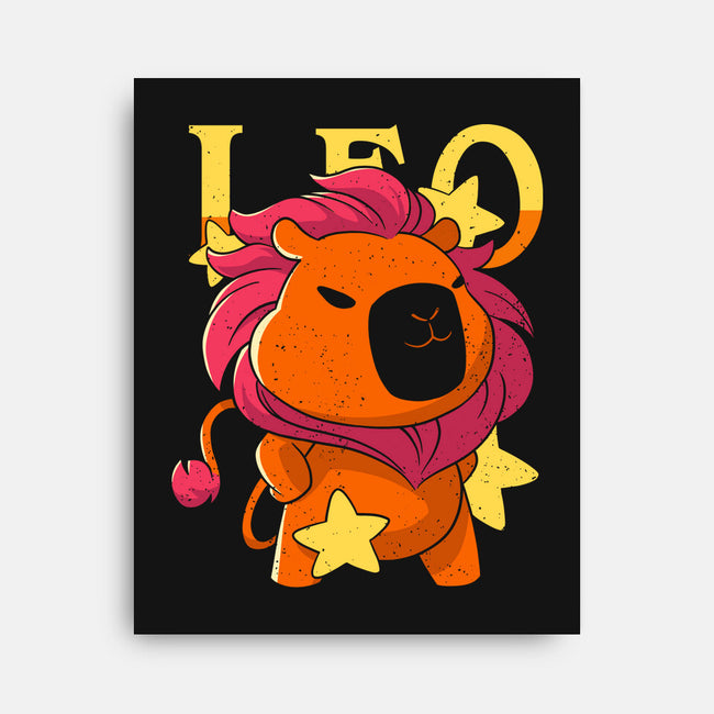 Capybara Leo-None-Stretched-Canvas-mmandy