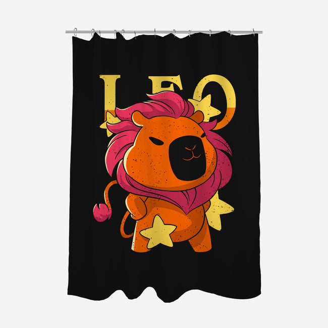 Capybara Leo-None-Polyester-Shower Curtain-mmandy