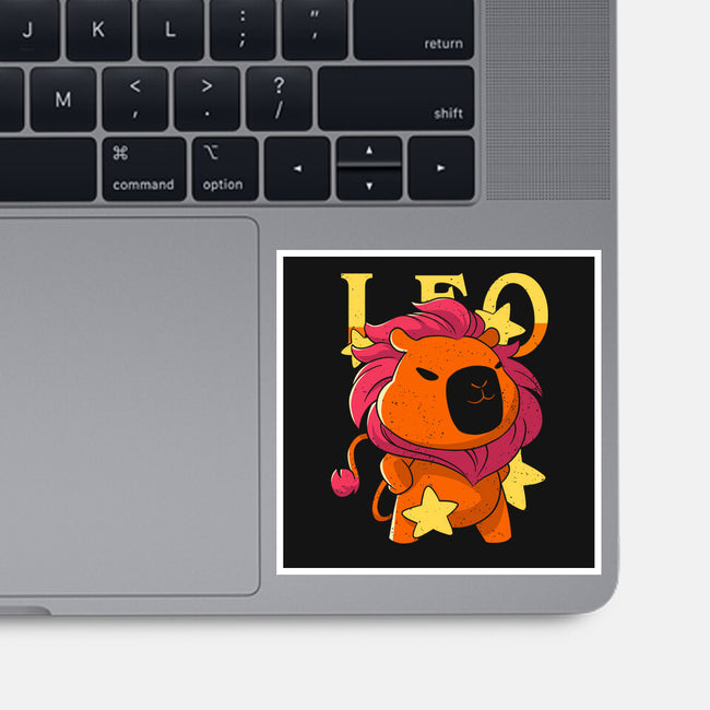 Capybara Leo-None-Glossy-Sticker-mmandy