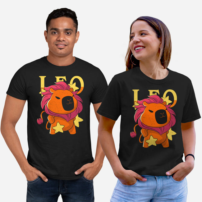 Capybara Leo-Unisex-Basic-Tee-mmandy