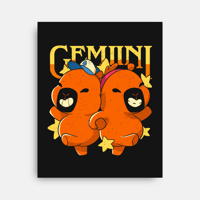Capybara Gemini-None-Stretched-Canvas-mmandy