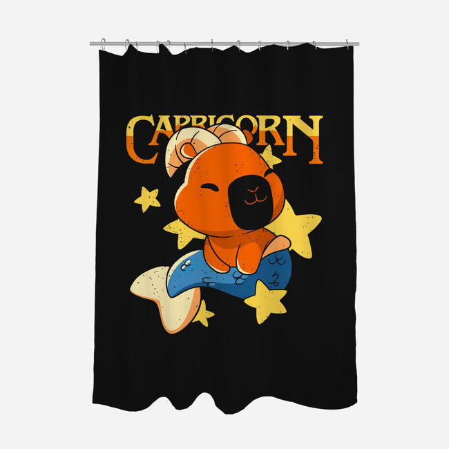 Capybara Capricorn-None-Polyester-Shower Curtain-mmandy