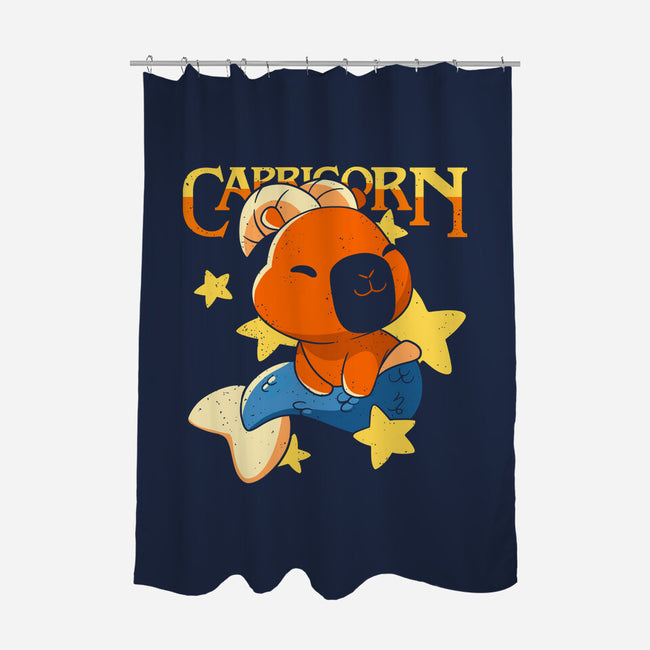 Capybara Capricorn-None-Polyester-Shower Curtain-mmandy
