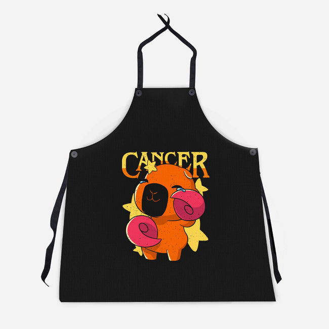 Capybara Cancer-Unisex-Kitchen-Apron-mmandy