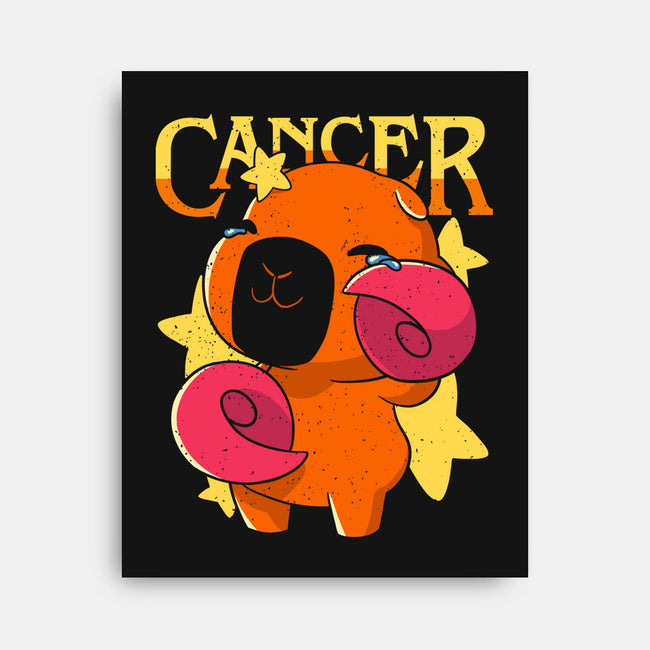 Capybara Cancer-None-Stretched-Canvas-mmandy