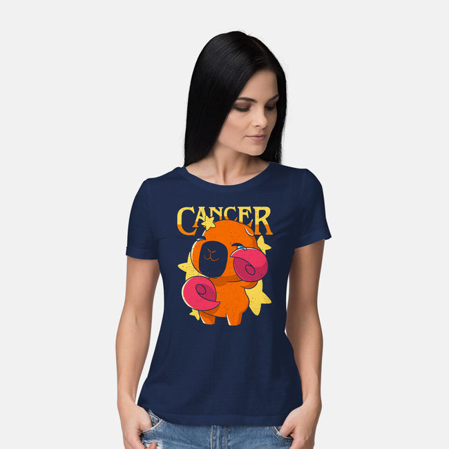 Capybara Cancer-Womens-Basic-Tee-mmandy