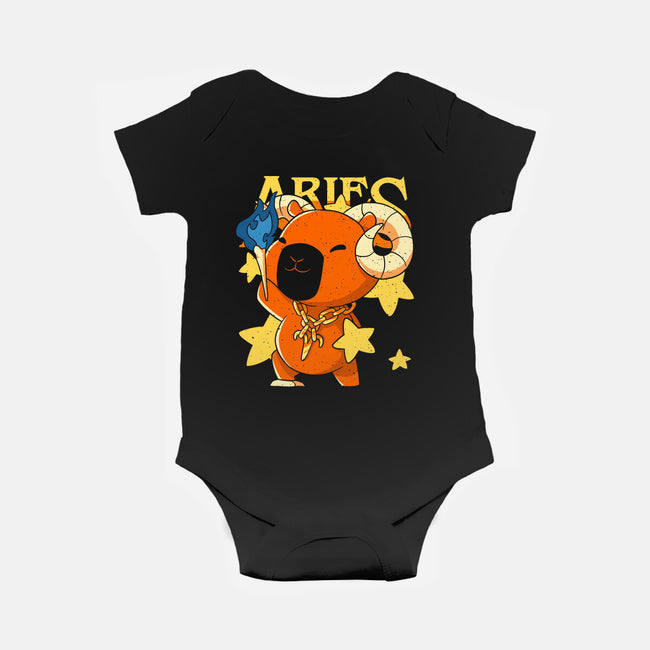 Capybara Aries-Baby-Basic-Onesie-mmandy