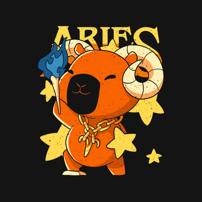 Capybara Aries-None-Fleece-Blanket-mmandy