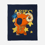 Capybara Aries-None-Fleece-Blanket-mmandy