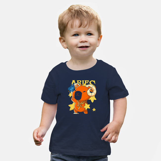 Capybara Aries-Baby-Basic-Tee-mmandy