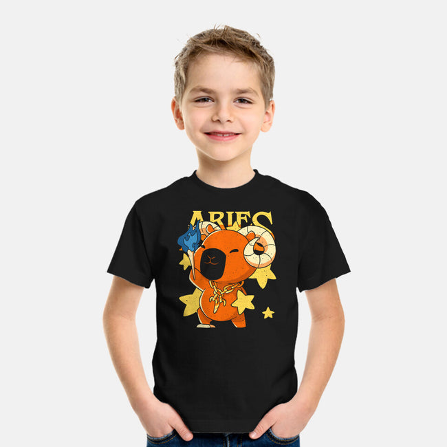 Capybara Aries-Youth-Basic-Tee-mmandy