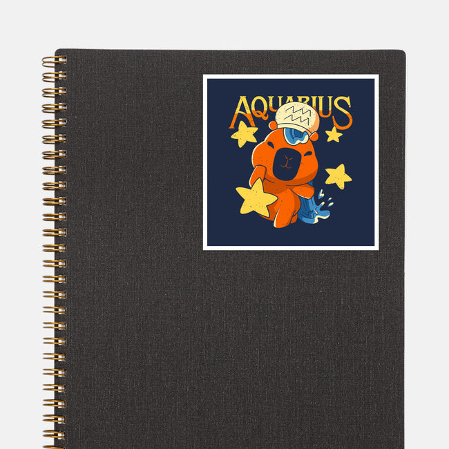 Capybara Aquarius-None-Glossy-Sticker-mmandy