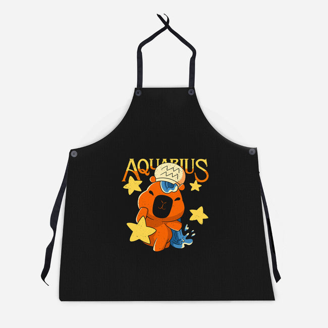 Capybara Aquarius-Unisex-Kitchen-Apron-mmandy