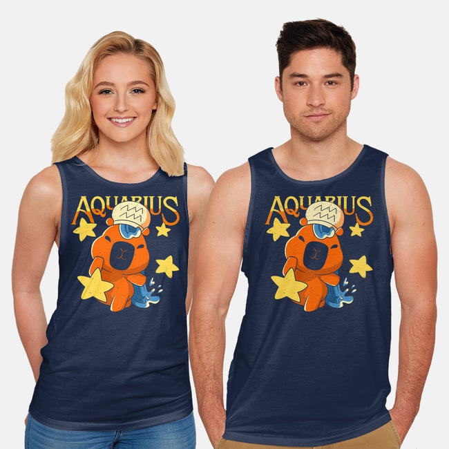 Capybara Aquarius-Unisex-Basic-Tank-mmandy