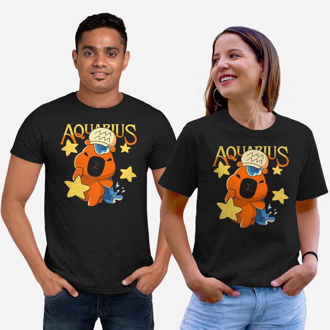 Capybara Aquarius-Unisex-Basic-Tee-mmandy