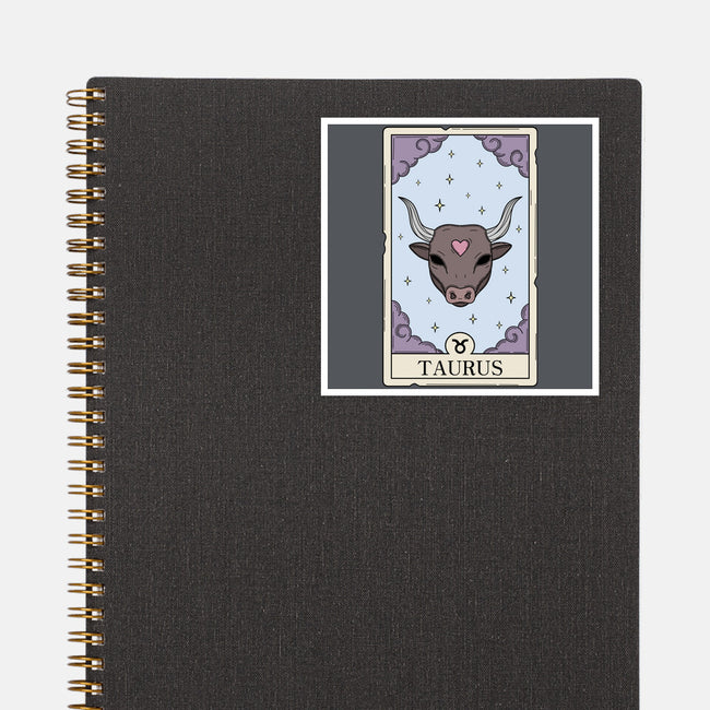 Taurus Card-None-Glossy-Sticker-Maria