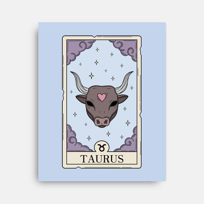 Taurus Card-None-Stretched-Canvas-Maria