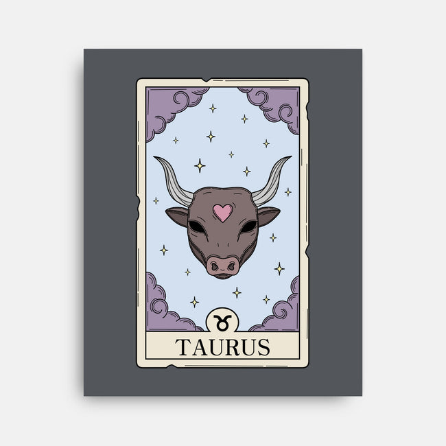 Taurus Card-None-Stretched-Canvas-Maria