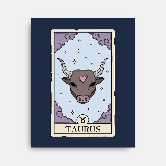 Taurus Card-None-Stretched-Canvas-Maria