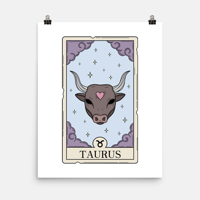 Taurus Card-None-Matte-Poster-Maria