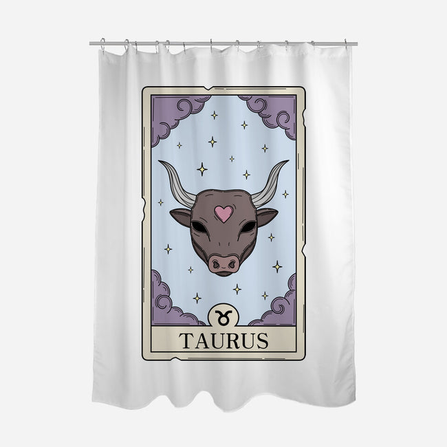 Taurus Card-None-Polyester-Shower Curtain-Maria
