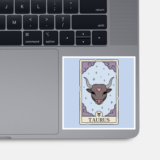 Taurus Card-None-Glossy-Sticker-Maria