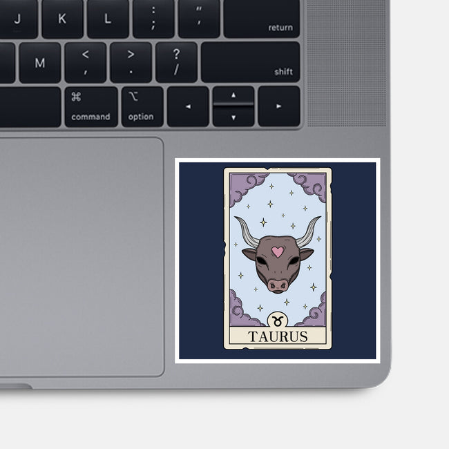 Taurus Card-None-Glossy-Sticker-Maria