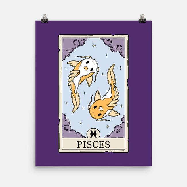 Pisces Card-None-Matte-Poster-Maria
