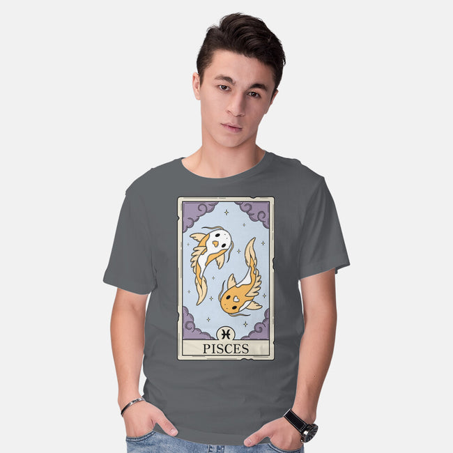 Pisces Card-Mens-Basic-Tee-Maria